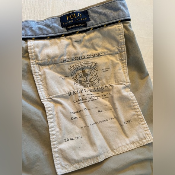 Polo Ralph Lauren Men’s light beige stretch classic fit shorts - Picture 9 of 9